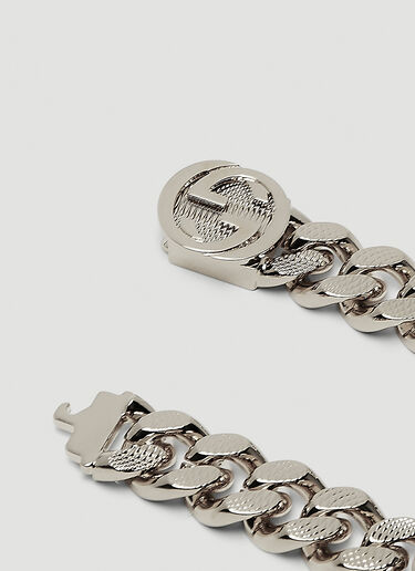 Gucci GG Chain Bracelet Silver guc0150187