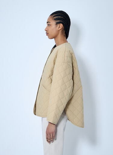 TOTEME Quilted Jacket Beige tot0260009
