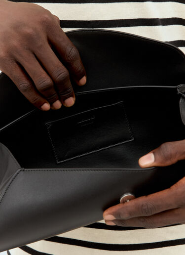 Jil Sander 大号 Cannolo 单肩包 黑色 jil0158007