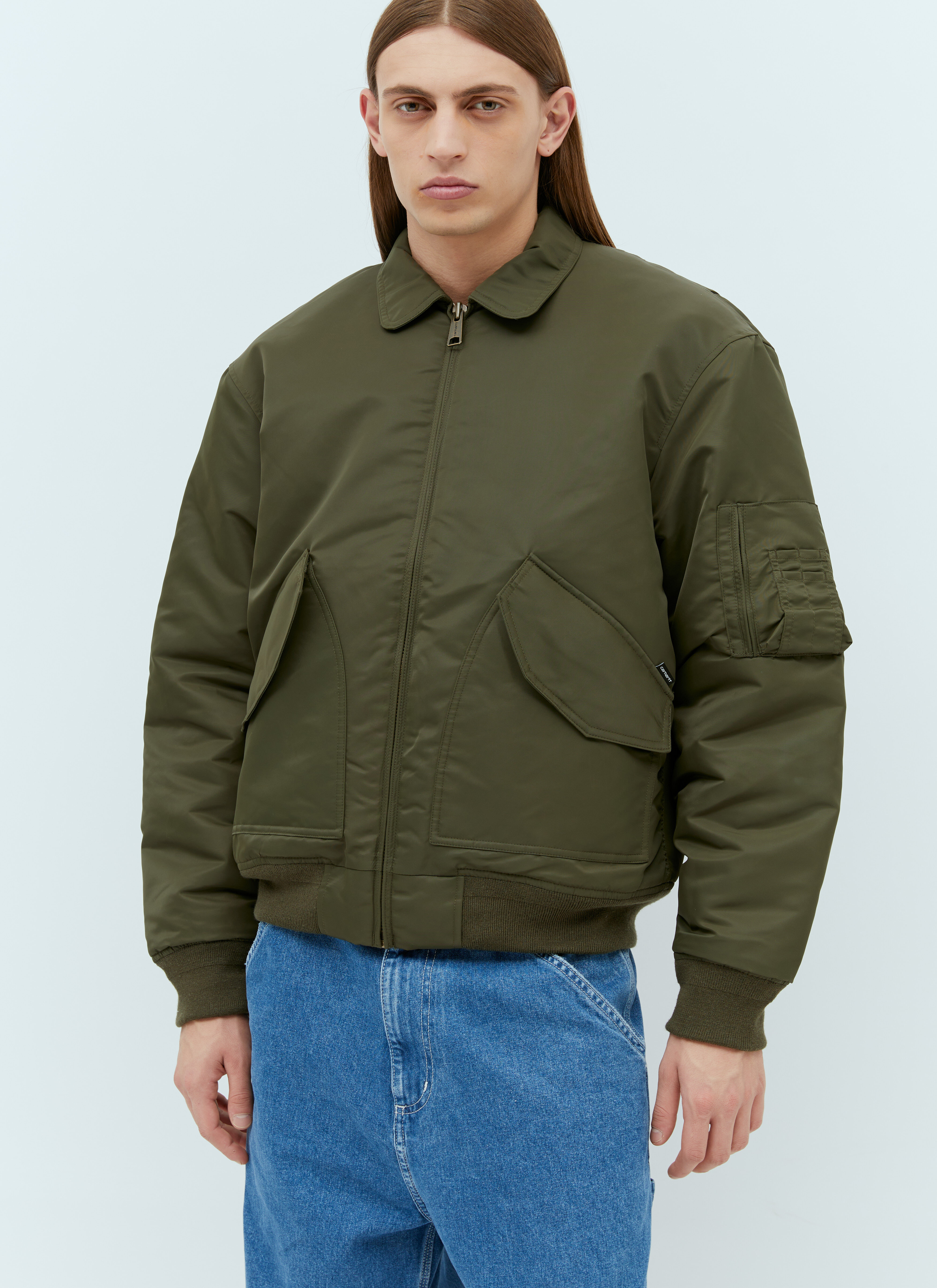 Carhartt bomber on sale jacket green