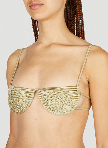 Isa Boulder Weavecross Bikini Top Gold isa0251015