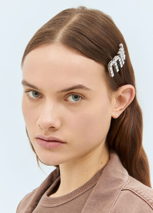 Tom Wood Crystal Hair Clip Silver tmw0248019