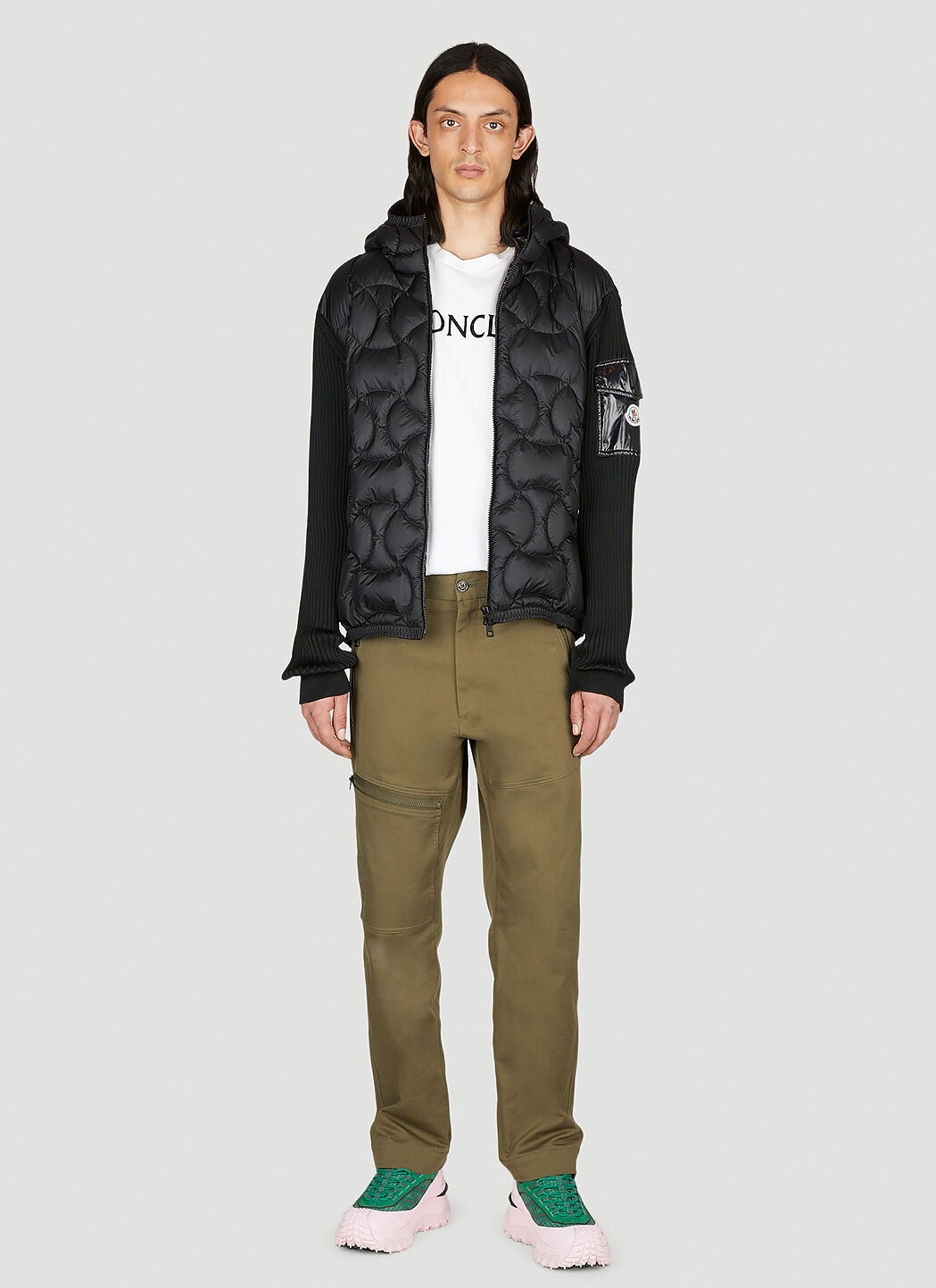 Moncler メンズ キルティングカーディガン の ブラック | LN-CC®
