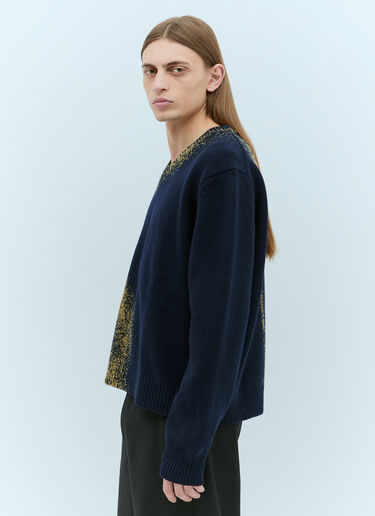 Sandstorm Sweater Maison Margiela Sandstorm Sweater Navy mla0154004