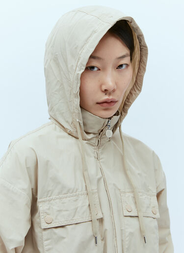 Moncler Leda Parka Jacket Beige mon0256002