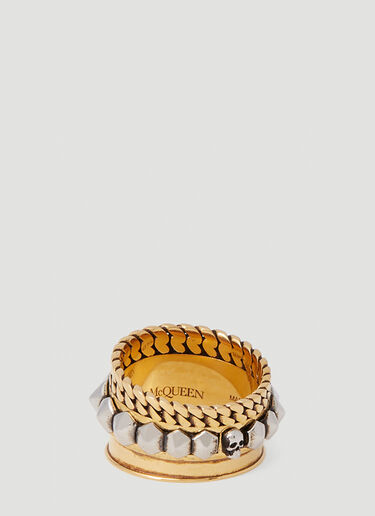 Chunky Ring Alexander McQueen Chunky Ring Gold amq0251072