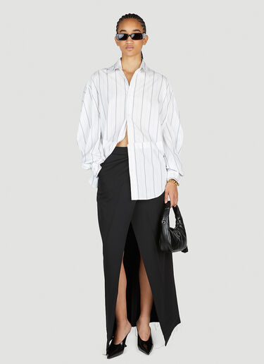Balenciaga Twisted Sleeve Shirt White bal0253018