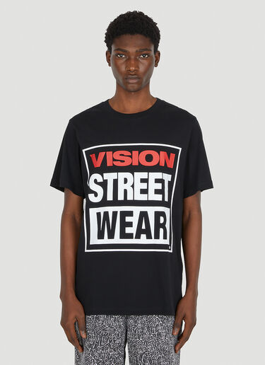 Vision Street Wear OG 박스 로고 티셔츠 블랙 vsw0150001
