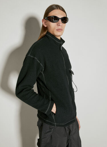 And Wander Fleece Zip-Up Jacket Black anw0154009