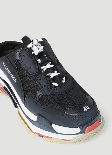 Balenciaga Triple S 穆勒鞋 黑色 bal0253072