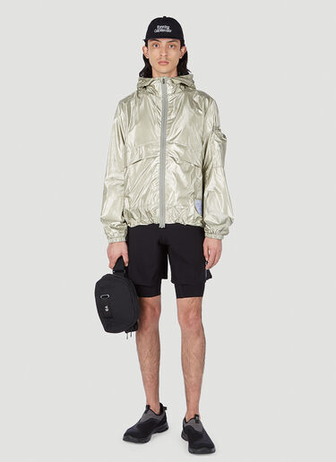 Satisfy Silvershell Packable Windbreaker Jacket Green sat0151006