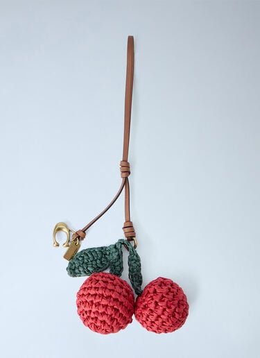 Coach Cherries Bag Charm Brown coa0265001