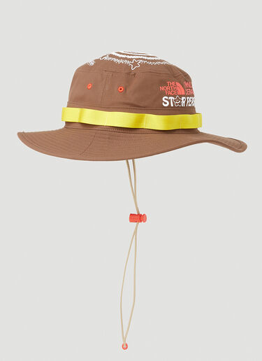 The North Face x Online Ceramics Wide Brim Bucket Hat Brown tnf0152064