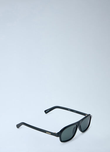 Jacquemus Becane Sunglasses Black jac0364015