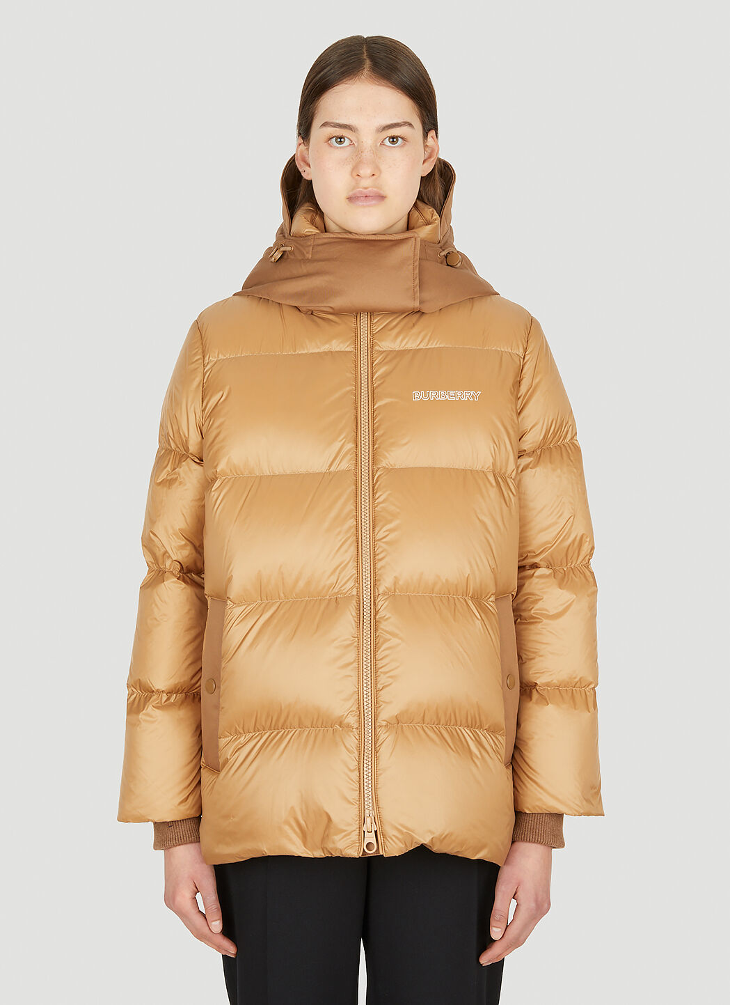 Burberry yellow puffer jacket store