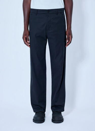 LN-CC® - Moncler: Mid Rise Tailored Trousers - Black Moncler Mid Rise Tailored Trousers Black mon0166007