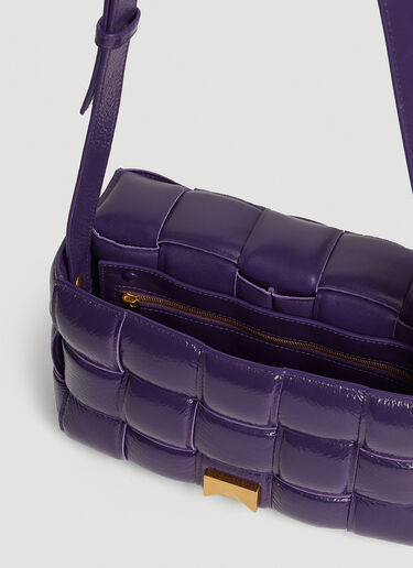 Bottega Veneta 패디드 [카세트] 숄더 백 퍼플 bov0245053