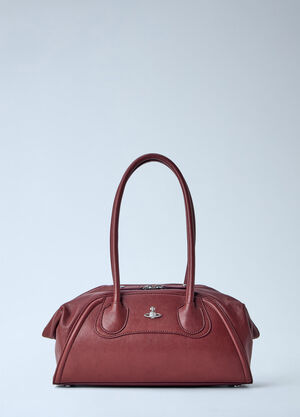 Vivienne Westwood Shirley Small Holdall Shoulder Bag Burgundy vvw0265068