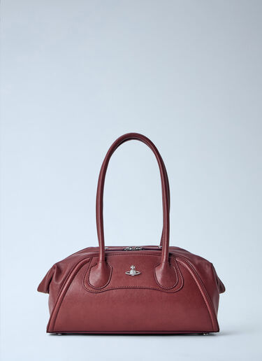 Vivienne Westwood Shirley Small Holdall Shoulder Bag Burgundy vvw0265068