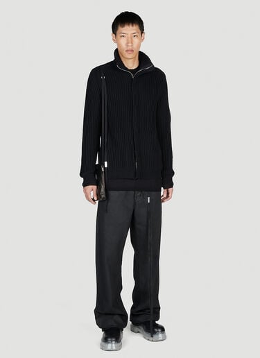 Ann Demeulemeester Frans Cardigan Black ann0152012