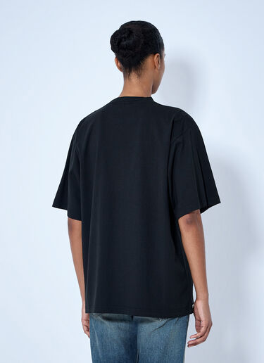 Balenciaga ドア オーバーサイズ Tシャツ ブラック bal0265013
