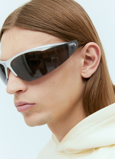 Wrap Around Sunglasses Praying Wrap Around Sunglasses Silver pry0354021