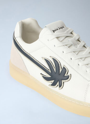 LN-CC® - Palm Angels: Palm Tennis Lea Sneakers - White Palm Angels Palm Tennis Lea Sneakers White pma0164263