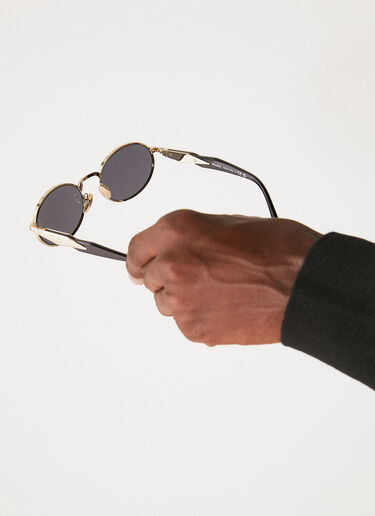 Prada Oval Sunglasses Gold lpr0353005