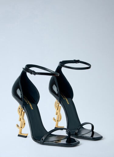 LN-CC® - Saint Laurent: Opyum Heeled Sandals - Black Saint Laurent Opyum Heeled Sandals Black sla0254051