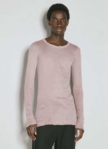 Rick Owens Raw Edge T-Shirt Pink ric0155015