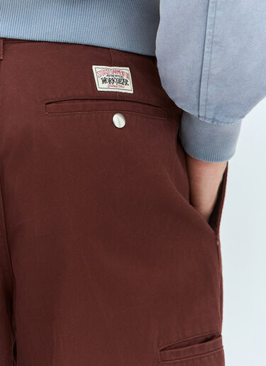 Stüssy Workgear Twill Pants Burgundy sts0159009