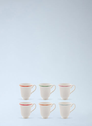 Bitossi Home Set Of Six Petalo Mugs Multicolour wps0692159