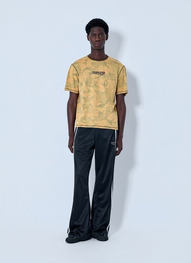 Martine Rose Printed Cotton Jersey T-Shirt Orange mtr0164013
