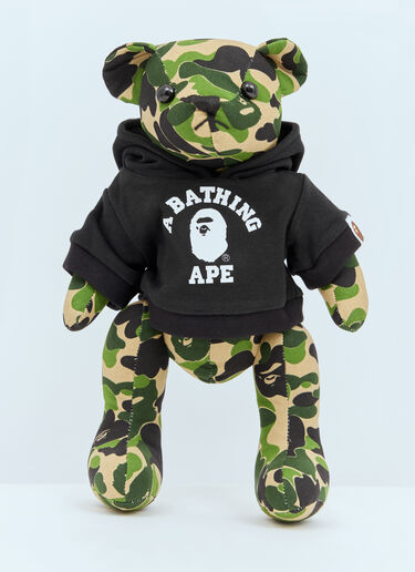 A BATHING APE® Camo Bear Push Doll Green aba0357001