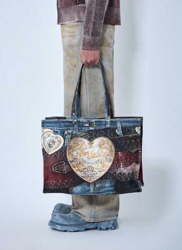 Acne Studios Logo Shoulder Tote Bag Black acn0163003