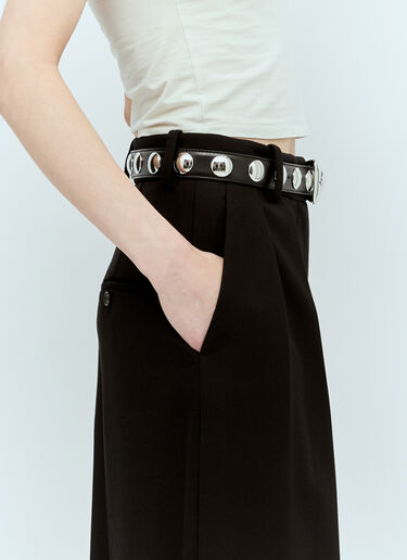 Khaite Benny Studded Belt Black kha0255014