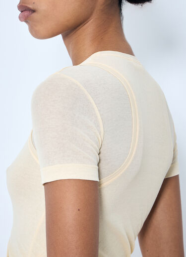 Jil Sander Layered T-Shirt Beige jil0259009