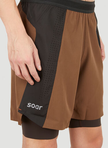 SOAR Three Season Track Shorts Brown soa0150004