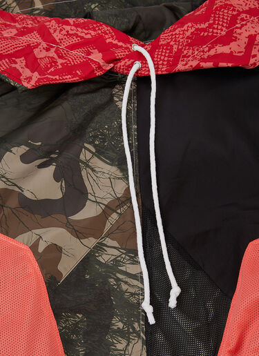 DRx FARMAxY FOR LN-CC x adidas Upcycled Multi Panel Hooded Sweatshirt Red drx0345009