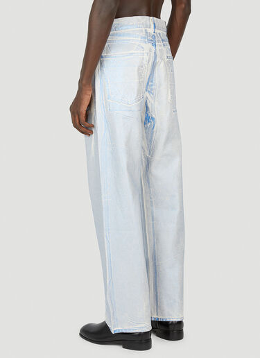 Our Legacy Blue Foil Jeans Light Blue our0152004