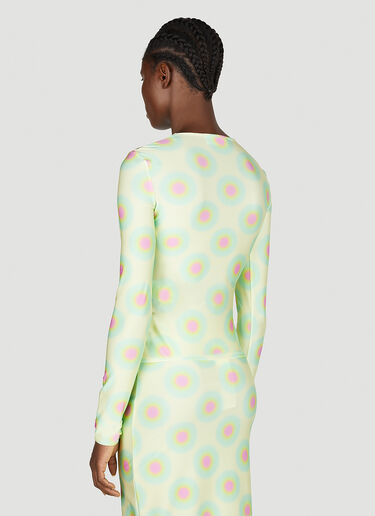 Sportmax Op Art Top Yellow spx0252019