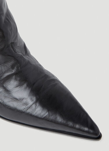 Ann Demeulemeester Florentine Heeled Ankle Boots Black ann0252015