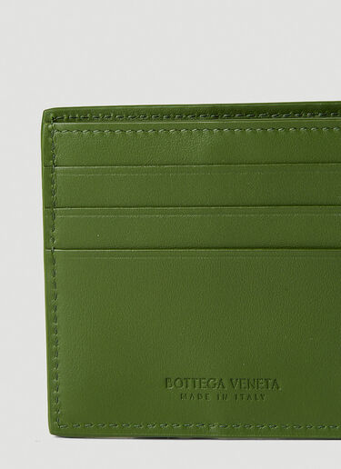 Bottega Veneta Intreccio Bifold Wallet Green bov0151112