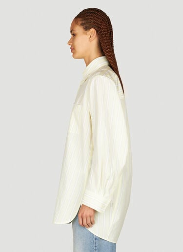Bottega Veneta Classic Striped Shirt Yellow bov0253069