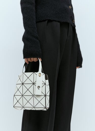 Bao Bao Issey Miyake Carat Small Handbag White bao0255002