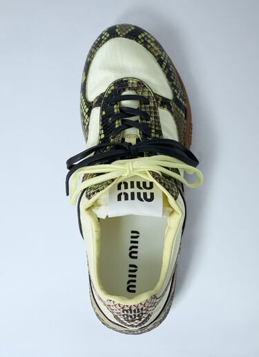 Gymnasium Sneakers Miu Miu Gymnasium Sneakers Yellow miu0262013