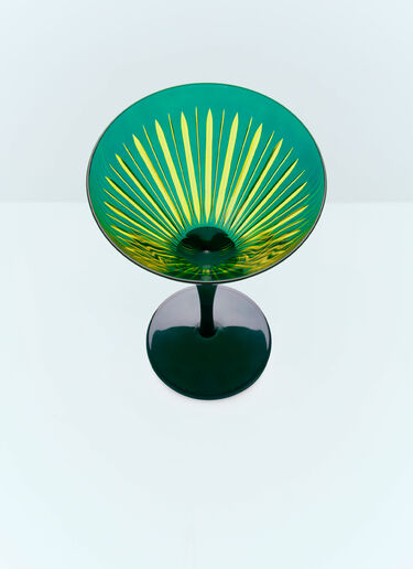 L'Objet Set Of Four Prism Martini Glasses Green wps0691628