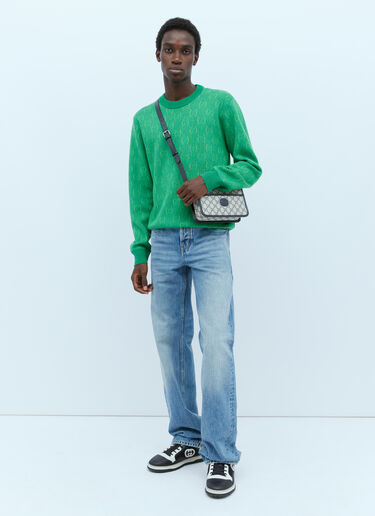 Interlocking G Wool Sweater Gucci Interlocking G Wool Sweater Green guc0154011