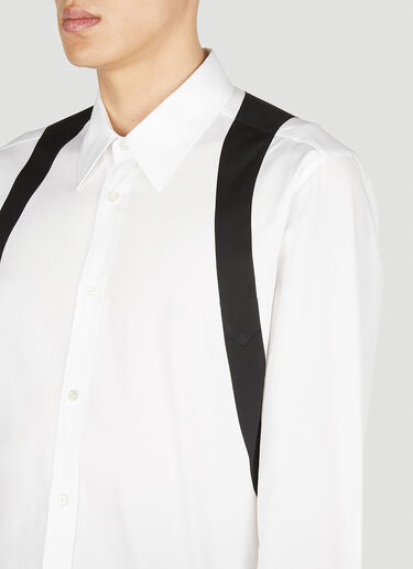 Alexander McQueen 束带衬衫 白色 amq0152004