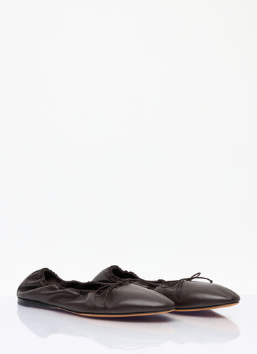 The Row Awar Ballerina Flats Brown row0258025